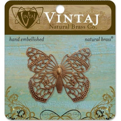 Vintaj 46mm Filigree Butterfly - Lilly Grace Crafts