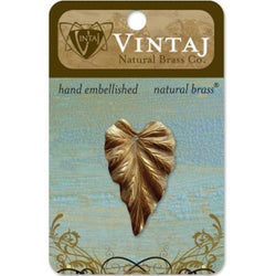 Vintaj 27x38mm Woodland Leaf - Lilly Grace Crafts