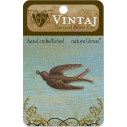 Vintaj 41x18mm Soaring Sparrow - Lilly Grace Crafts