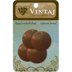 Vintaj 25mm Altered Blank Small Circle - Lilly Grace Crafts