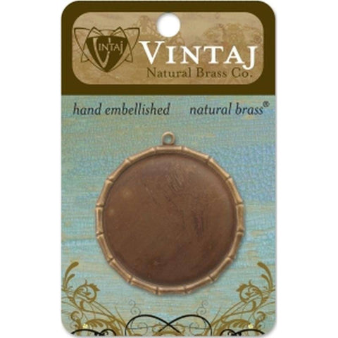 Vintaj 40mm Bamboo Bezel - Lilly Grace Crafts