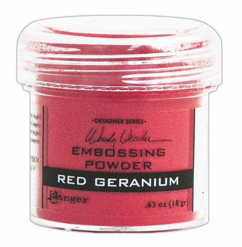 Ranger Industries Wendy Vecchi Red Geranium 1oz Embossing Powder - Lilly Grace Crafts