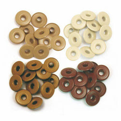 We R Memory Keepers Wide Eyelets - Aluminum Brown - Lilly Grace Crafts