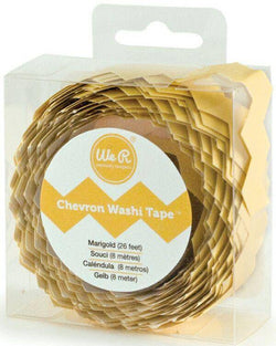 We R Memory Keepers Chevron Washi Tape-Marigold - Lilly Grace Crafts