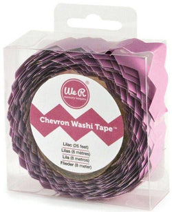 We R Memory Keepers Chevron Washi Tape-Lilac - Lilly Grace Crafts