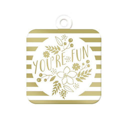We R Memory Keepers Sheer Metallic Embossed Tag Youre Fun - Lilly Grace Crafts