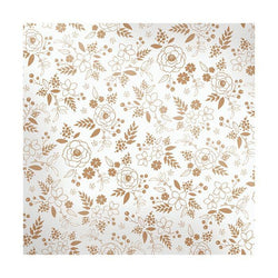 We R Memory Keepers Sheer Metallic - 12 x 12 Vellum - Gold Flower - Lilly Grace Crafts