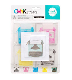 We R Memory Keepers We R Memory Keepers - Stamp Kit - CMYK - Typewriter - Lilly Grace Crafts