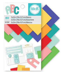 We R Memory Keepers Cardstock Pad Multi Coloured 80Ppc - Lilly Grace Crafts