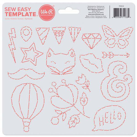 We R Memory Keepers Sew Easy Template - Icon - Lilly Grace Crafts