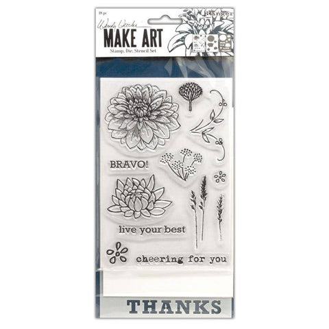 Ranger Industries Bravo Wendy Vecchi Stamp Die Stencil Sets - Lilly Grace Crafts