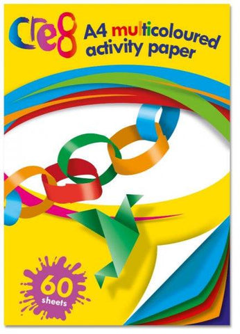 Cre8 A4 Multi-Coloured Activity Paper - Lilly Grace Crafts