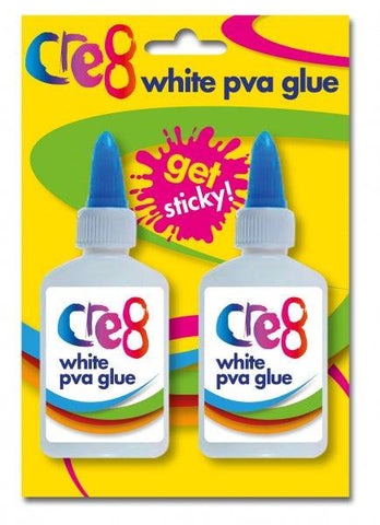 Cre8 White PVA Glue, 2 Pack - Lilly Grace Crafts