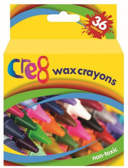 Cre8 Wax Crayons - 36 Colours - Lilly Grace Crafts