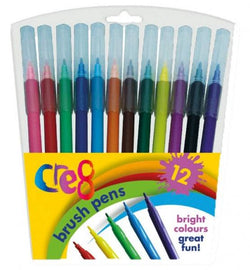Cre8 Brush Pens - 12 Pack - Lilly Grace Crafts