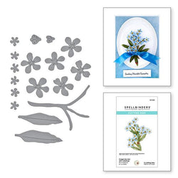 Spellbinders Forget-Me-Not and Ladybugs