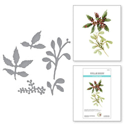 Spellbinders Winterberry and Mistletoe