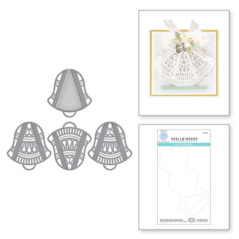 Spellbinders Silver Bells Dimensional Doily