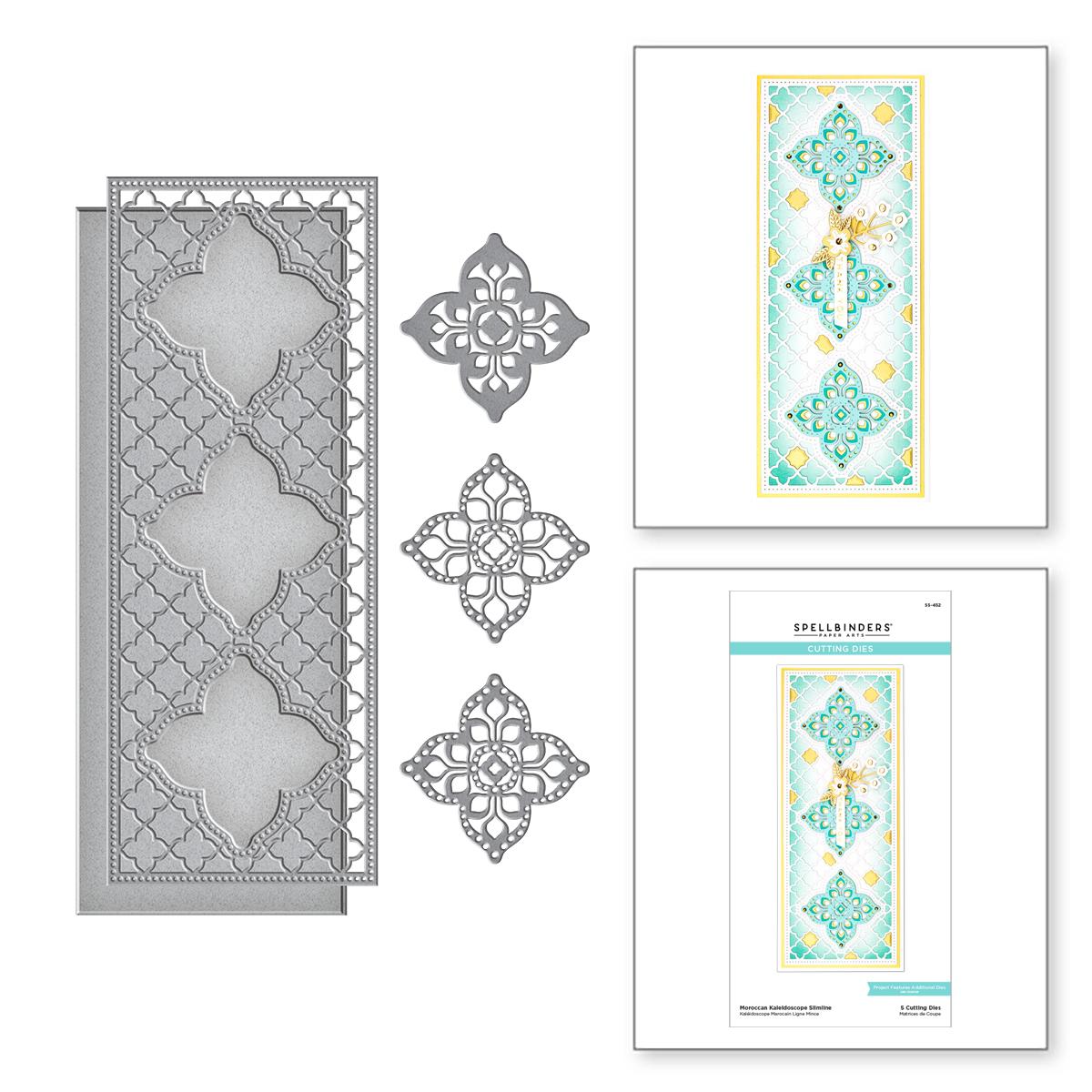 Spellbinders - Slimline Collection - Etched Dies - Moroccan