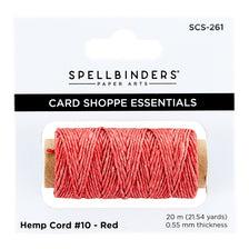 Spellbinders Red Cord #10 20m