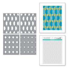 Spellbinders Layered Geometric Diamond Stencils