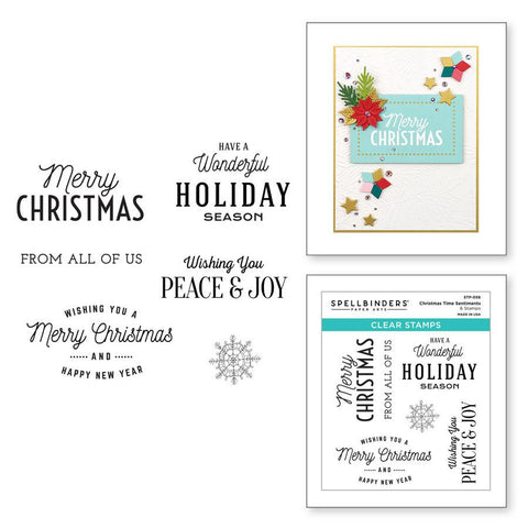 Spellbinders Christmas Time Sentiments