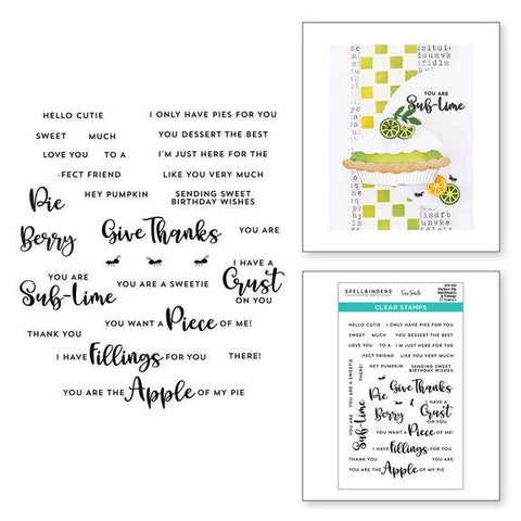 Spellbinders Perfect Pie Sentiments & Fillings