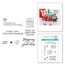 Spellbinders Shopping Run Sentiments