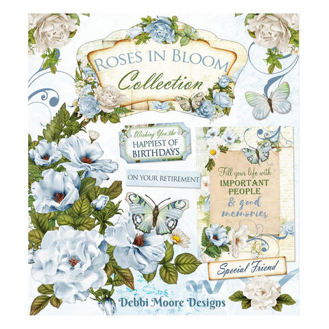 Debbi Moore Designs Roses in Bloom Collection USB Key - DMUSB643 - Lilly Grace Crafts