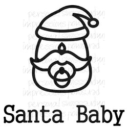 Santa Baby A6 - BGMS032 - Lilly Grace Crafts