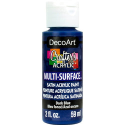 DecoArt Dark Blue Crafters Multi-Surface 2-Oz. - CLDADCAM18-2OZ - Lilly Grace Crafts