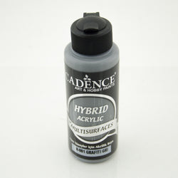 Cadence Graffiti Gray 120 ml Hybrid Acrylic Paint For Multisurfaces - CA752599 - Lilly Grace Crafts