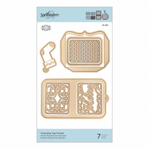 Spellbinders Charming Tag Pocket Etched Dies - SBS5-384 - Lilly Grace Crafts