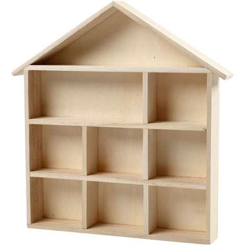 Creativ House-Shaped Shelving 26x25.2x3.5c - CLCV56409 - Lilly Grace Crafts