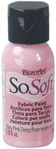 DecoArt Baby Pink Deep SoSoft 1Oz. - CLDA-DSS57-1OZ - Lilly Grace Crafts