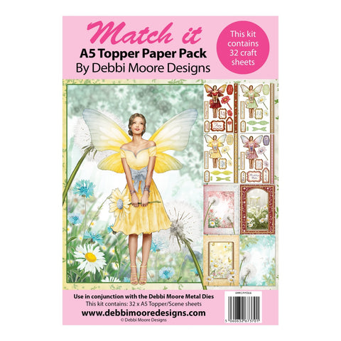 Debbi Moore Designs Match It Seasonal Fairy Paper Pack - Daisy - DMMIPP066 - Lilly Grace Crafts