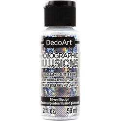 DecoArt Silver Illusion Holographic Illusions - CLDADHG11-2OZ - Lilly Grace Crafts