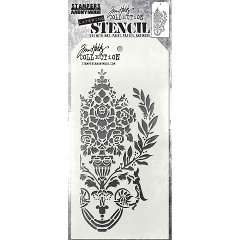 Stampers Anonymous Crest - Tim Holtz Layering Stencil - AGTHS161 - Lilly Grace Crafts