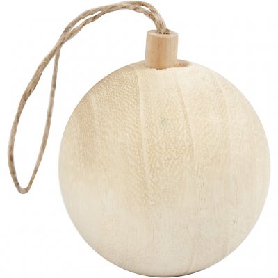 Creativ Wooden Bauble - 4.8cm - CLCV55327 - Lilly Grace Crafts