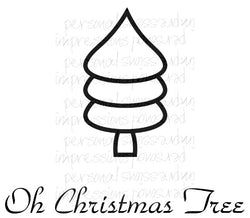 Oh Christmas Tree A6 - BGMS036 - Lilly Grace Crafts