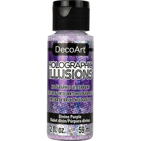 DecoArt Divine Purple Holographic Illusions - CLDADHG10-2OZ - Lilly Grace Crafts