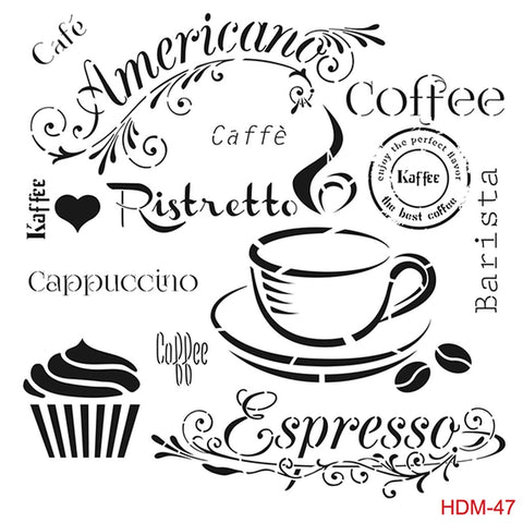 Cadence 25 x 25 Midi Stencil - Barista - CA020125 - Lilly Grace Crafts