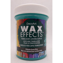 DecoArt Phthalo Green Blue 4OZ Wax Effects Encaustic Acrylic - CLDADWE14-4OZ - Lilly Grace Crafts