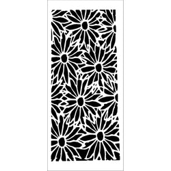 The Crafters Workshop 4x9 Slimline Stencil Daisy Spread - TCW2332 - Lilly Grace Crafts