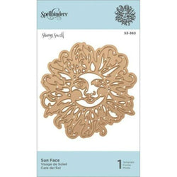 Spellbinders Die D-Lites Sun Face - SBS3-363 - Lilly Grace Crafts