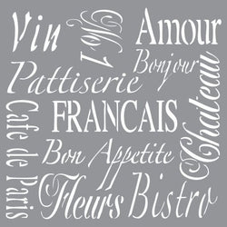 DecoArt French Living Stencil - CLDAADS05 - Lilly Grace Crafts