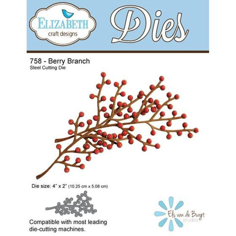 Elizabeth Craft Designs Berry Branch - ECD758 - Lilly Grace Crafts