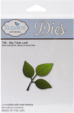 Elizabeth Craft Designs Big Triple Leaf - ECD796 - Lilly Grace Crafts