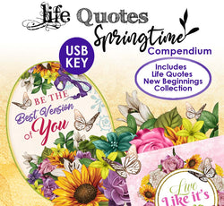 Debbi Moore Designs Life Quotes Crafting Compendium USB Key Collection - DMUSB096 - Lilly Grace Crafts