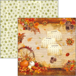 Ciao Bella Papers 12"x12" Sheets x12 The Sound of Autumn - CBSS078 - Lilly Grace Crafts